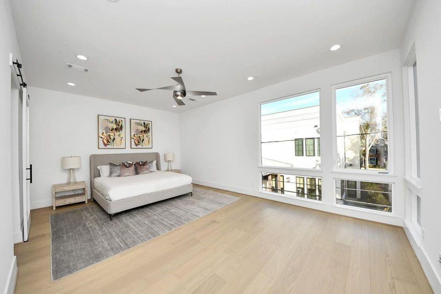 Furnished interior view inside a new home in , Houston (Image 18).