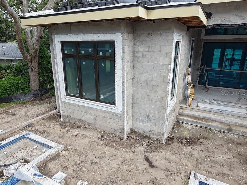 Front exterior of a new home in , Sarasota, FL, highlighting curb appeal (Image 5). Front exterior of a new home in , Sarasota, FL, highlighting curb appeal (Image 5).