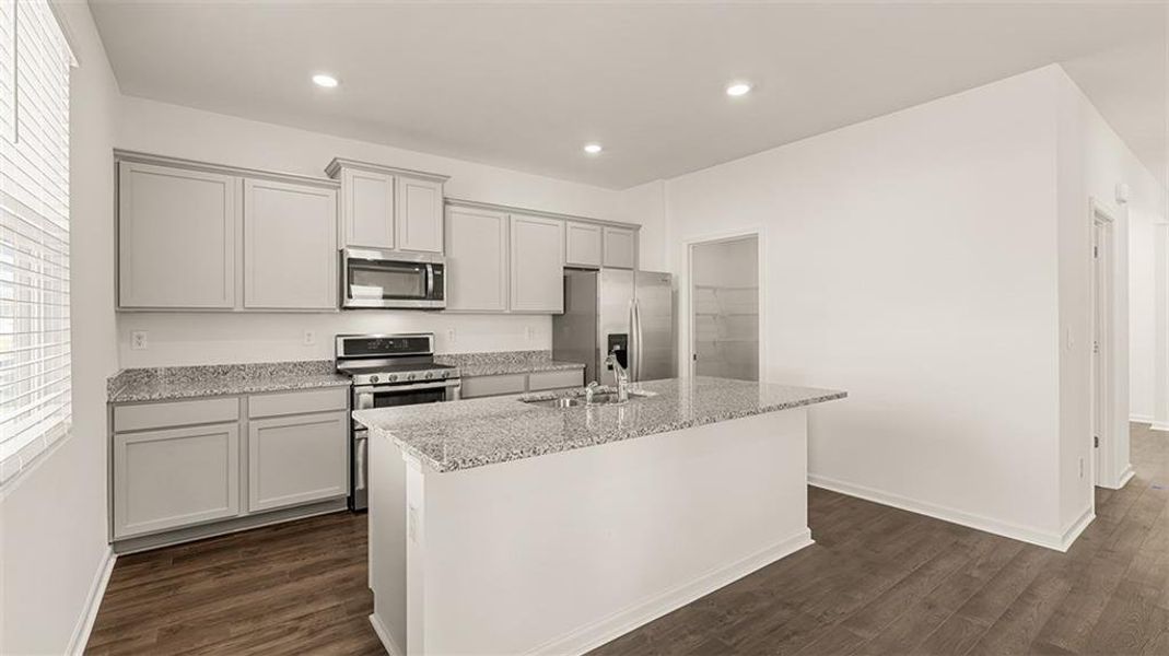 Furnished interior view inside a new home in Jackson Landing, Jefferson (Image 13).