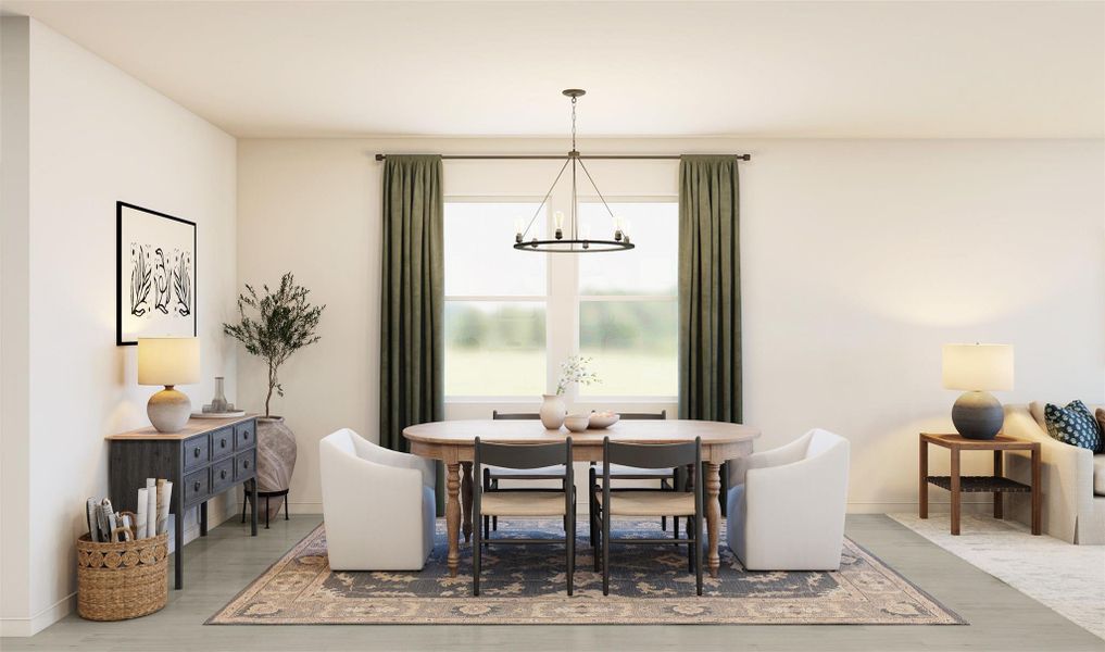 Charming dining area (*Artist rendering used for illustration purposes only.) Charming dining area (*Artist rendering used for illustration purposes only.)