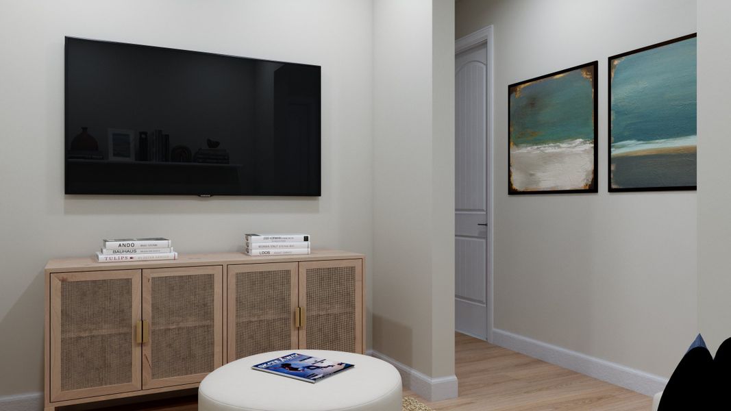 Representative furnished interior of a home built from the Evergreen by Risewell Homes in Country Club Estates, Palm Bay (Image 15).