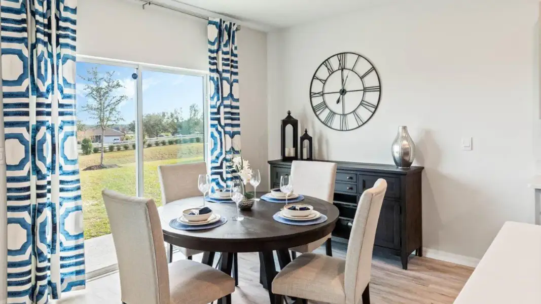 Representative furnished interior of a home built from the Hayden by D.R. Horton in James Landing, Leesburg (Image 18).