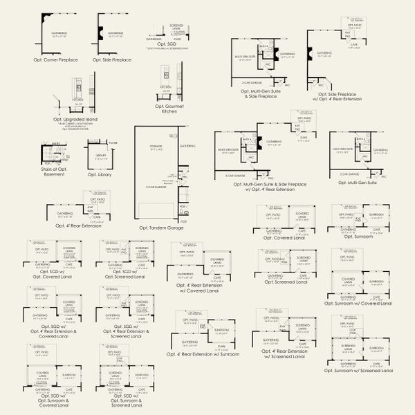 2D floor plan layout for the Northridge by Pulte Homes in Forest Creek, Waxhaw, NC (Image 24).
