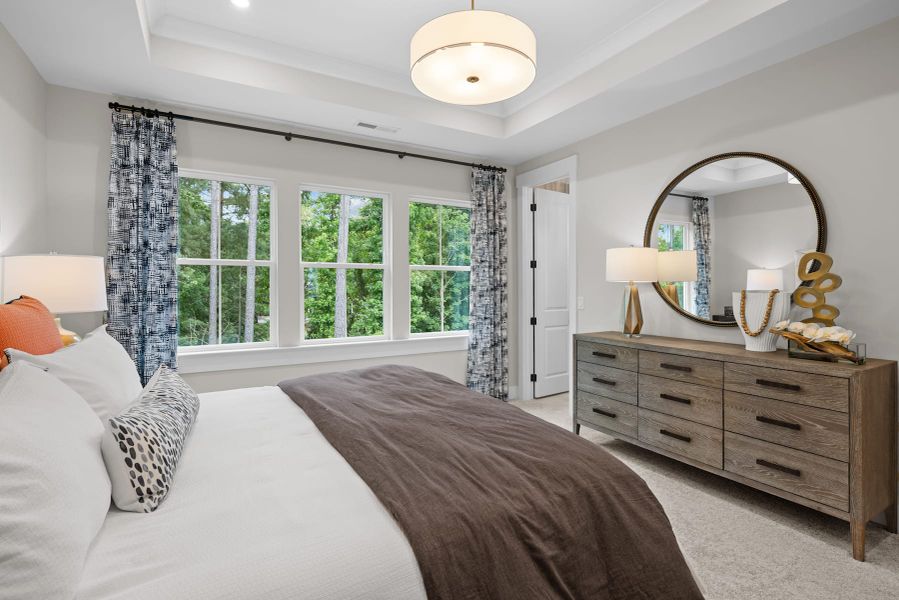 Representative furnished interior of a home built from the Lexington by Tri Pointe Homes in Elm Park, Raleigh (Image 15).
