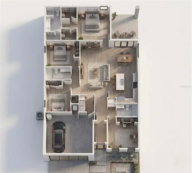 2D floor plan layout of this home in , Palm Bay, FL (Image 2). 2D floor plan layout of this home in , Palm Bay, FL (Image 2).