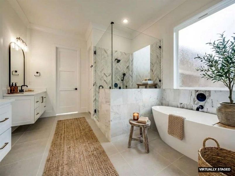 Furnished interior view inside a new home in , Denton (Image 4).