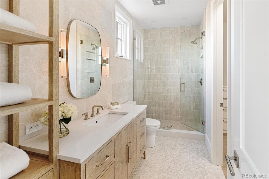 Furnished interior view inside a new home in , Denver (Image 12).