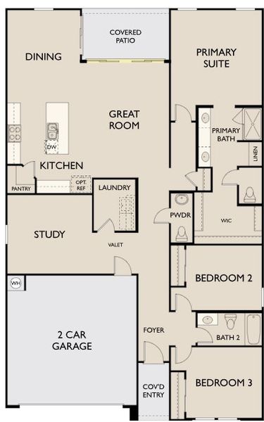 Larkspur floorplan - Lot 52