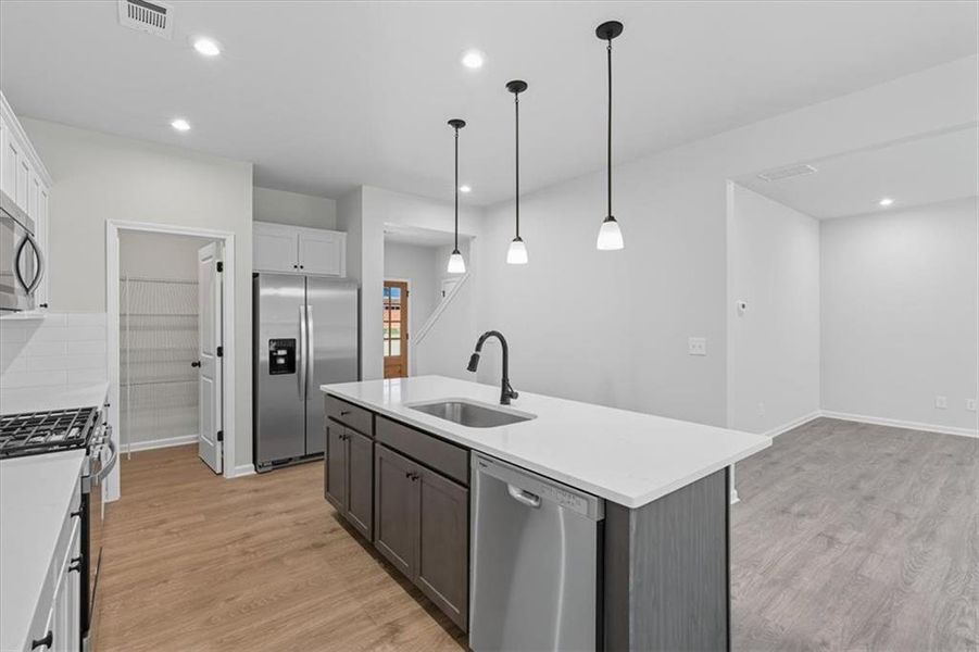Furnished interior view inside a new home in Meadow Pines, Dallas (Image 5).