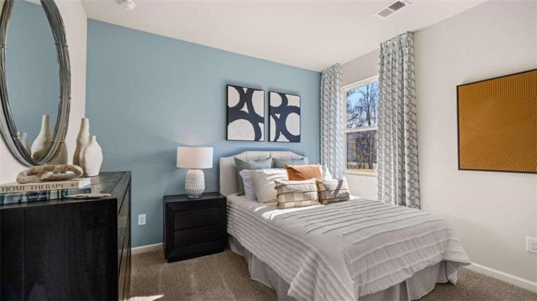 Furnished interior view inside a new home in Poplar Preserve, Newnan (Image 31).