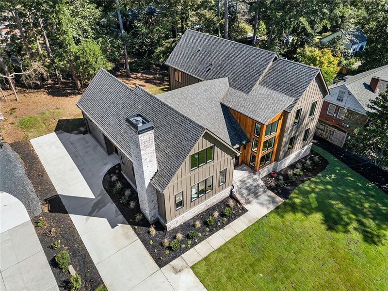 Front exterior of a new home in , Smyrna, GA, highlighting curb appeal (Image 31).