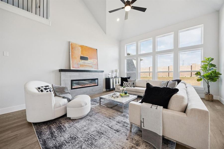 Furnished interior view inside a new home in , Frisco (Image 8).