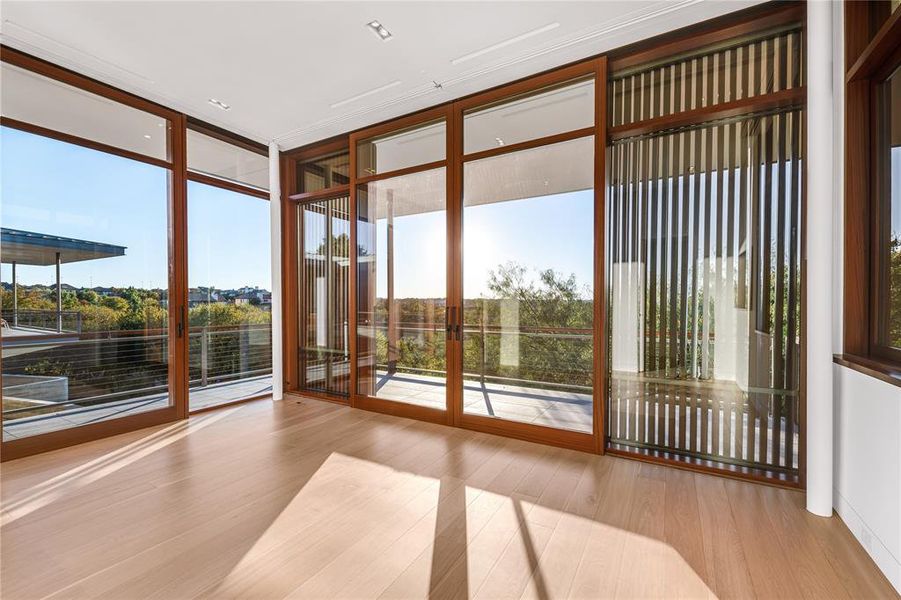 Secondary bedroom with stunning views.