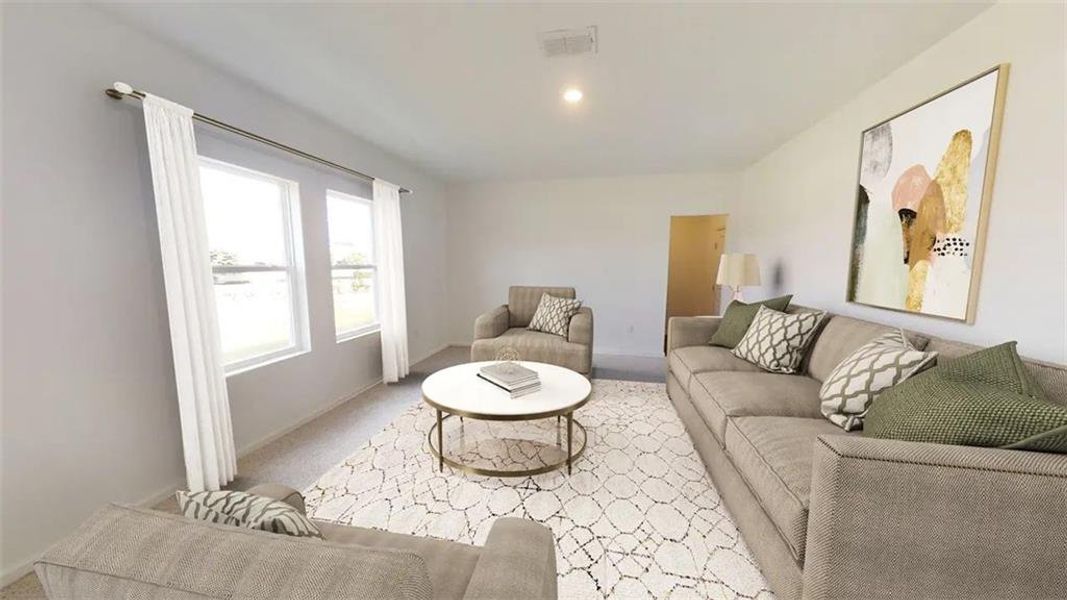 Furnished interior view inside a new home in Silverton, Dacula (Image 8).