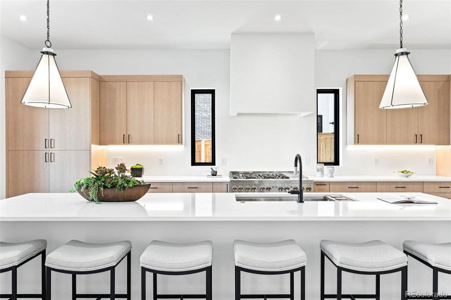 Furnished interior view inside a new home in , Denver (Image 9).