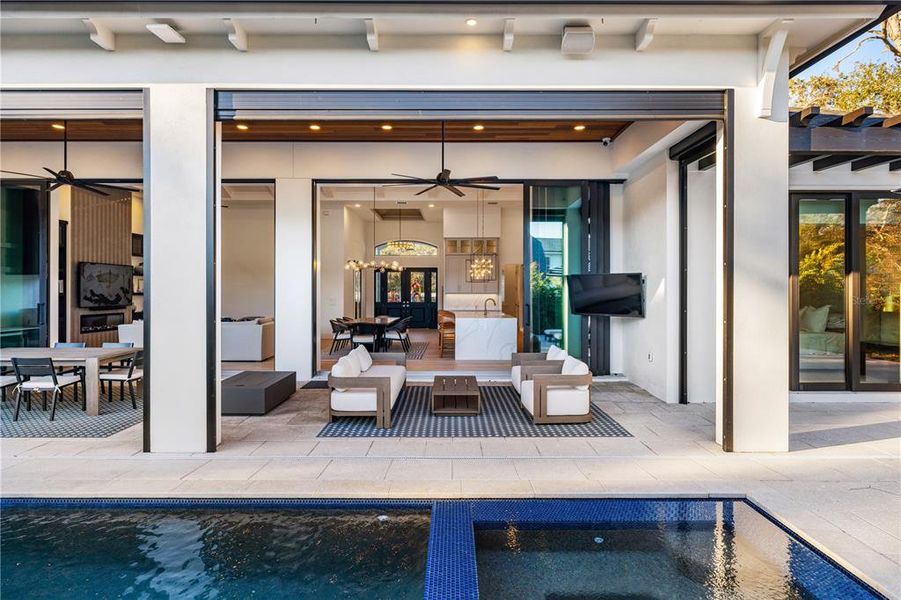 Exterior details and patio area of a home in , Sarasota (Image 27).