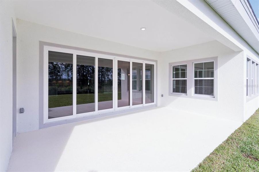 Exterior details and patio area of a home in Two Rivers, Zephyrhills (Image 3).