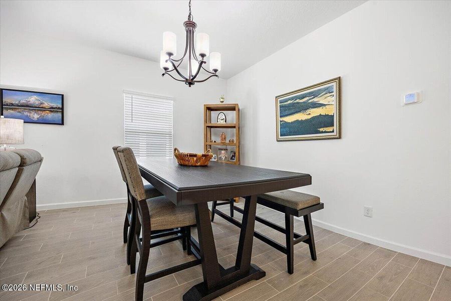 Furnished interior view inside a new home in Edenbrooke at Hyland Trail | 55+, Green Cove Springs (Image 10).