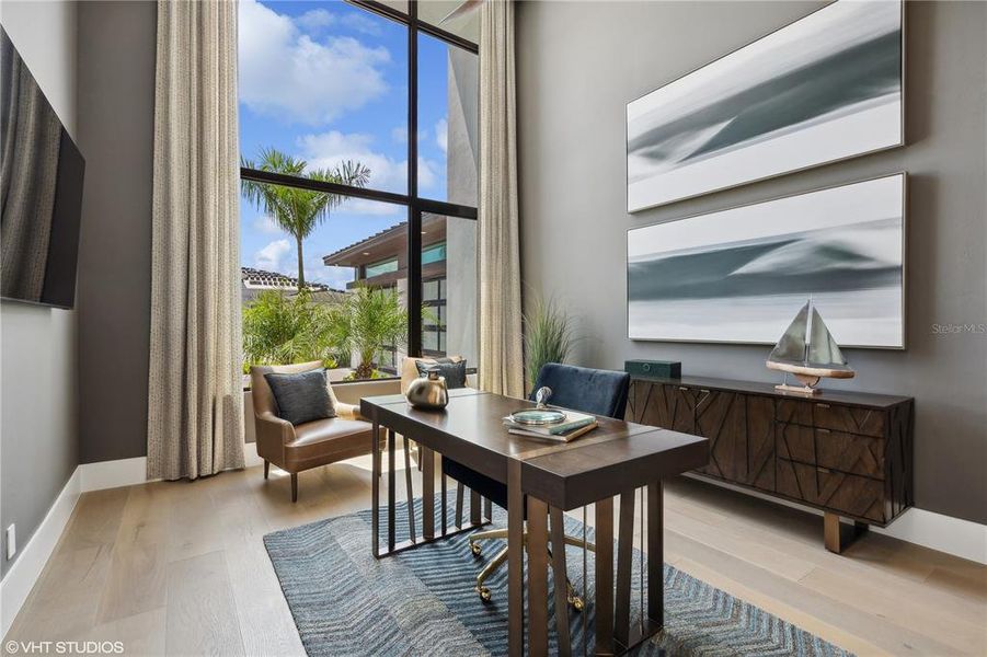 Furnished interior view inside a new home in , Fort Myers (Image 69).