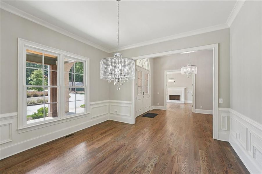 Spacious, unfurnished interior of a new home in The Reserve At Governors Towne Club, Acworth (Image 75). Spacious, unfurnished interior of a new home in The Reserve At Governors Towne Club, Acworth (Image 75).