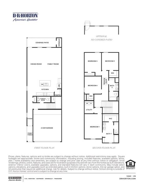 2D floor plan layout for the CACTUS by D.R. Horton in Murphy Village, Missouri City, TX (Image 3). 2D floor plan layout for the CACTUS by D.R. Horton in Murphy Village, Missouri City, TX (Image 3).