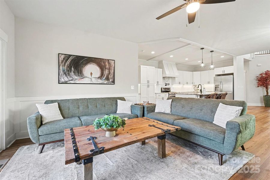 Furnished interior view inside a new home in , Clover (Image 14).