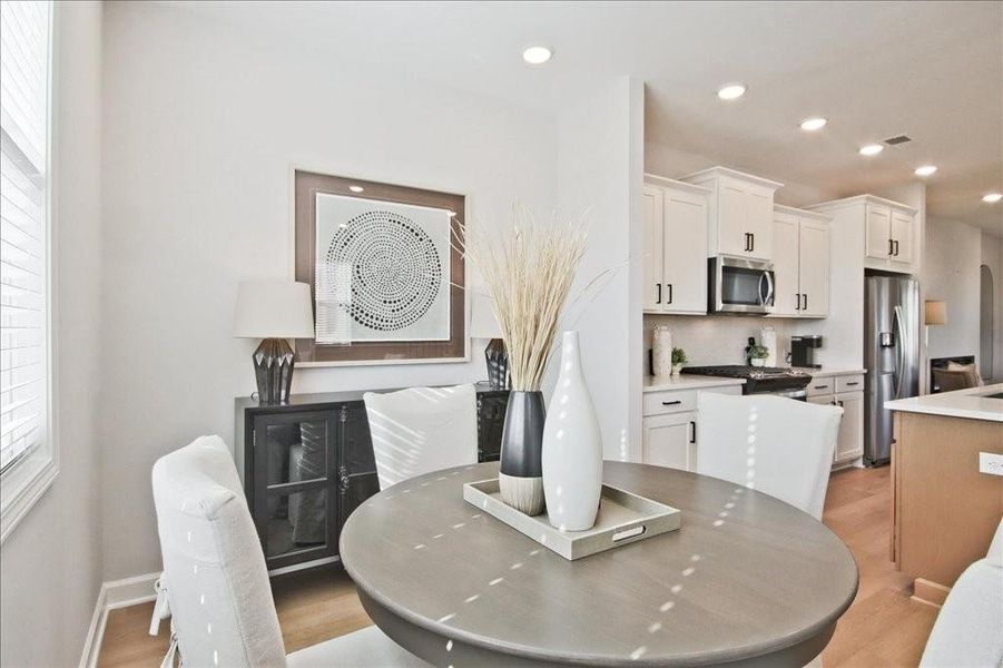 Furnished interior view inside a new home in Townes at South Main, Kennesaw (Image 3).