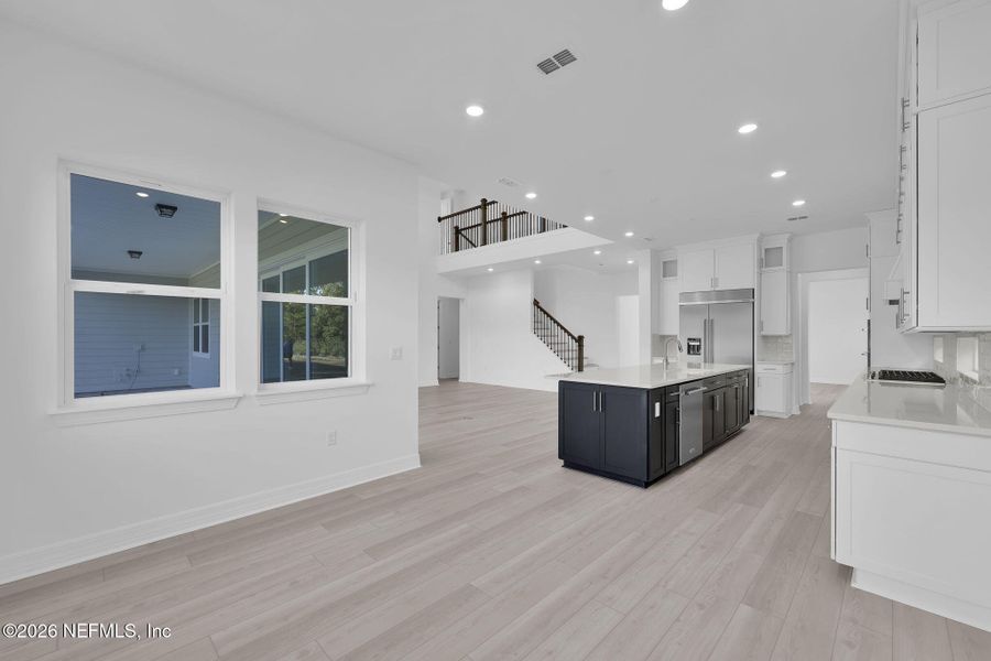 Furnished interior view inside a new home in The Landings at Saint Johns, St. Johns (Image 35).