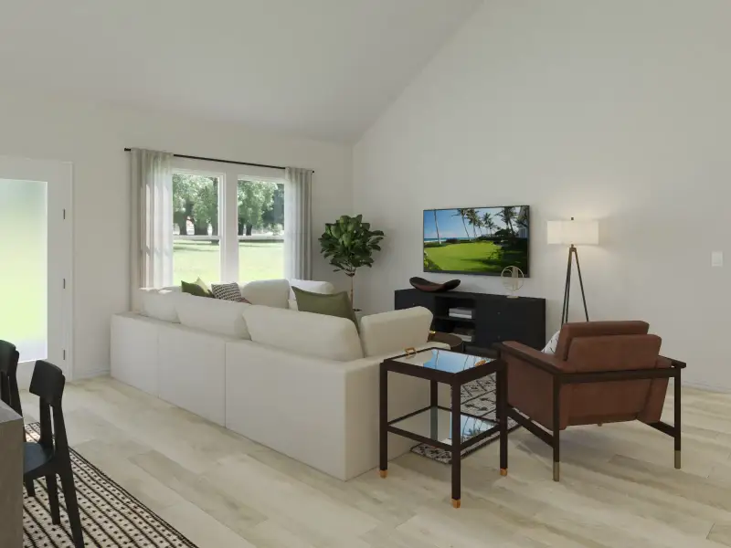 Furnished interior view inside a new home in Parks at Foster Crossing - Premier Series, Anna (Image 5).