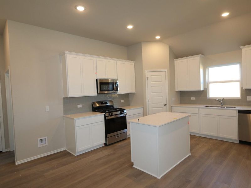 Furnished interior view inside a new home in Cascades at Onion Creek, Austin (Image 8). Furnished interior view inside a new home in Cascades at Onion Creek, Austin (Image 8).