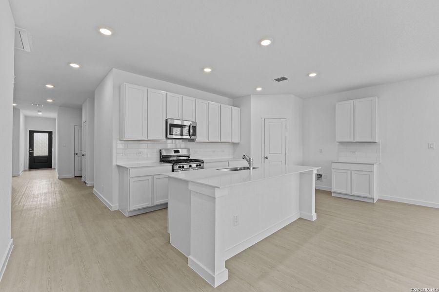 Furnished interior view inside a new home in Hightop Ridge, Converse (Image 6).