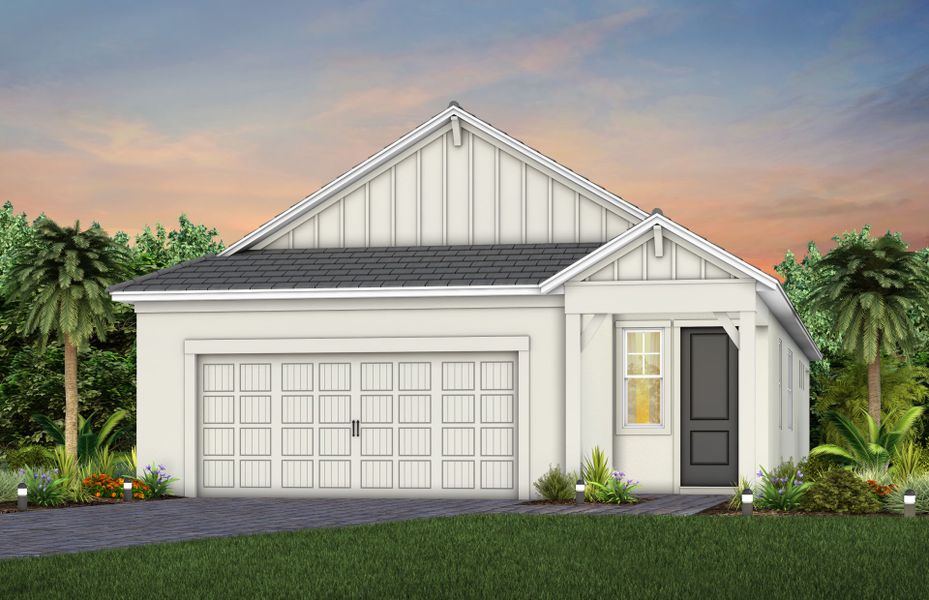 Elevation FH2 in Farmhouse High Reflective White