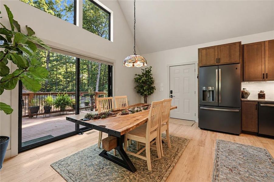 Furnished interior view inside a new home in , Ellijay (Image 35).