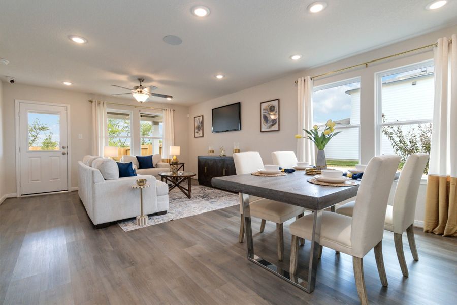 Applewhite Meadows Model - Vail - Family/Dining Room