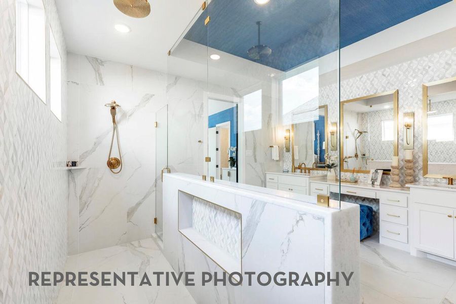 Furnished interior view inside a new home in Santa Rita Ranch, Liberty Hill (Image 14).