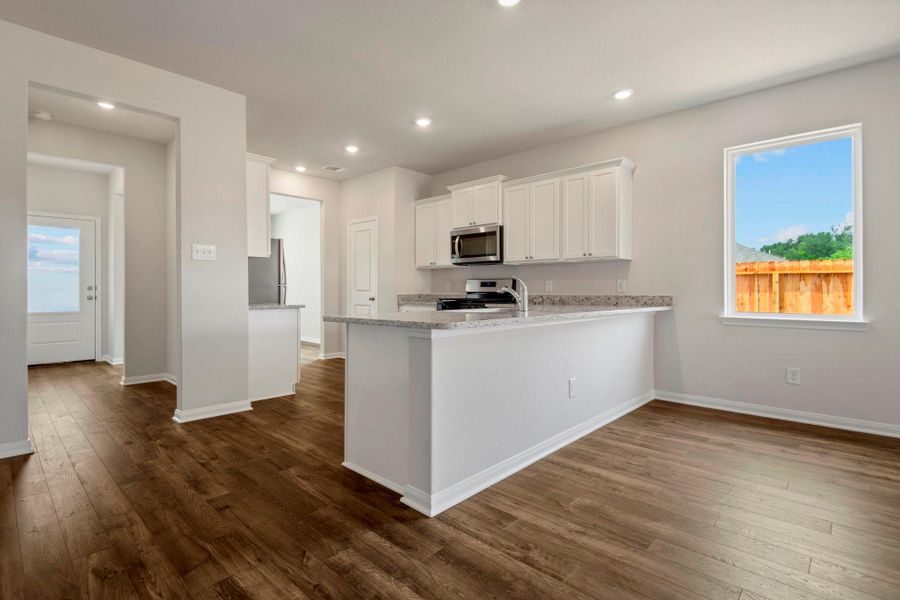 Furnished interior view inside a new home in Trails at Cochran Ranch, Waller (Image 4). Furnished interior view inside a new home in Trails at Cochran Ranch, Waller (Image 4).