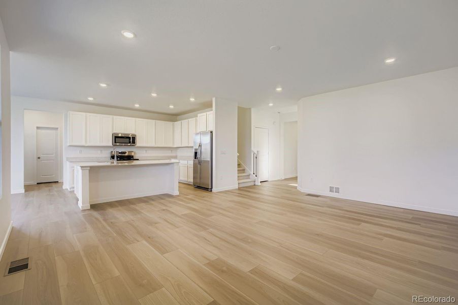 Spacious, unfurnished interior of a new home in Ledge Rock: The Monarch Collection, Johnstown (Image 8).