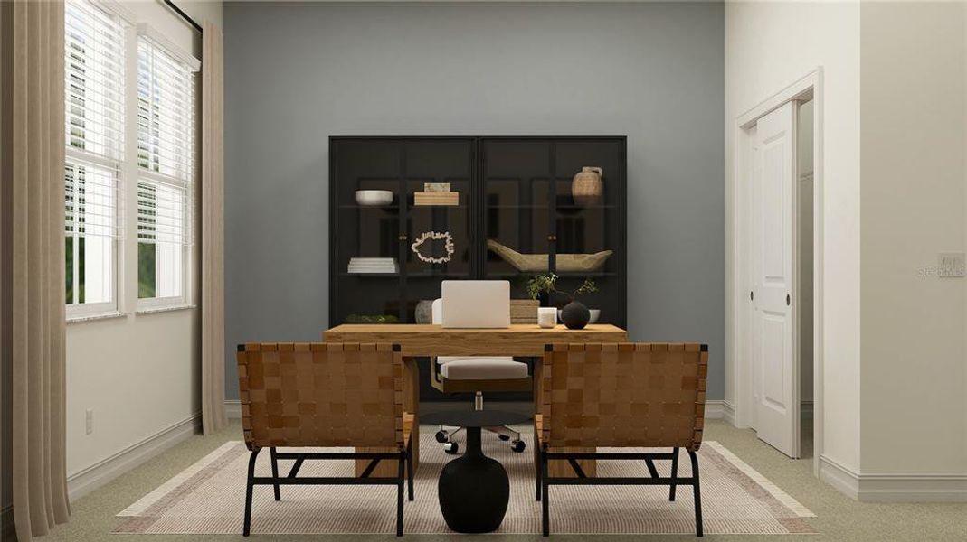 Furnished interior view inside a new home in Two Rivers: The Executives, Zephyrhills (Image 2).