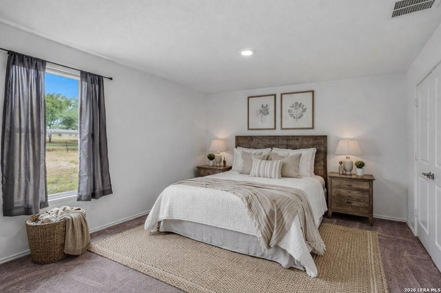 Furnished interior view inside a new home in Mission del Lago, San Antonio (Image 10).