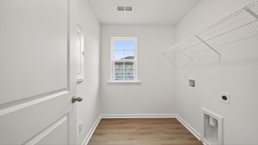 Spacious, unfurnished interior of a new home in Creekside at Andrews, Summerville (Image 22).