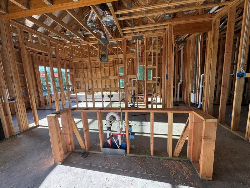 View of kitchen