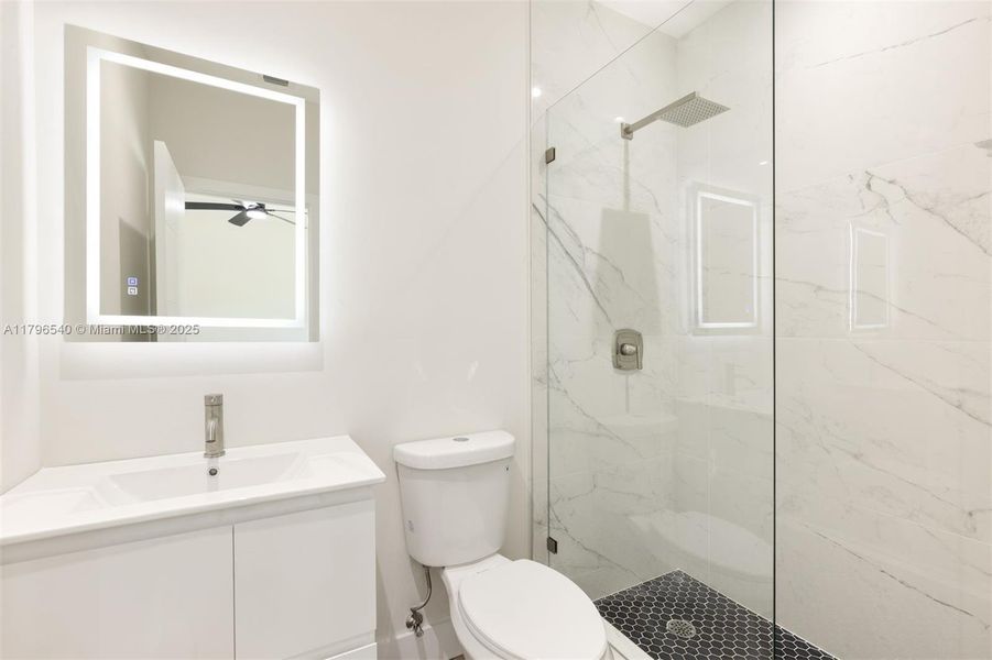 Furnished interior view inside a new home in , Miami (Image 6).