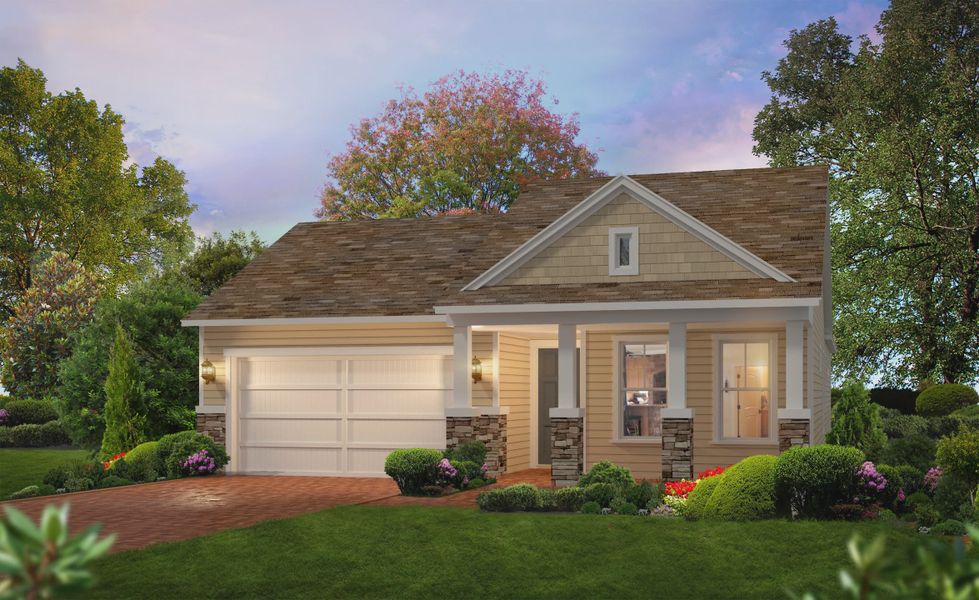 Representative exterior photo of a completed home built from the Charlotte - Classic Series | 50' Wide Lots by ICI Homes in Woodhaven, Port Orange, FL (Image 5).