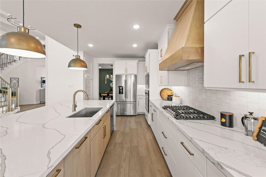 Furnished interior view inside a new home in The Trails, New Caney (Image 12). Furnished interior view inside a new home in The Trails, New Caney (Image 12).