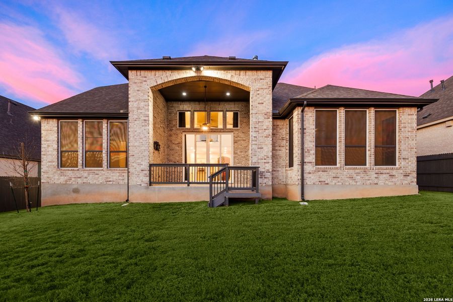 Exterior details and patio area of a home in Ventana, Bulverde (Image 29).