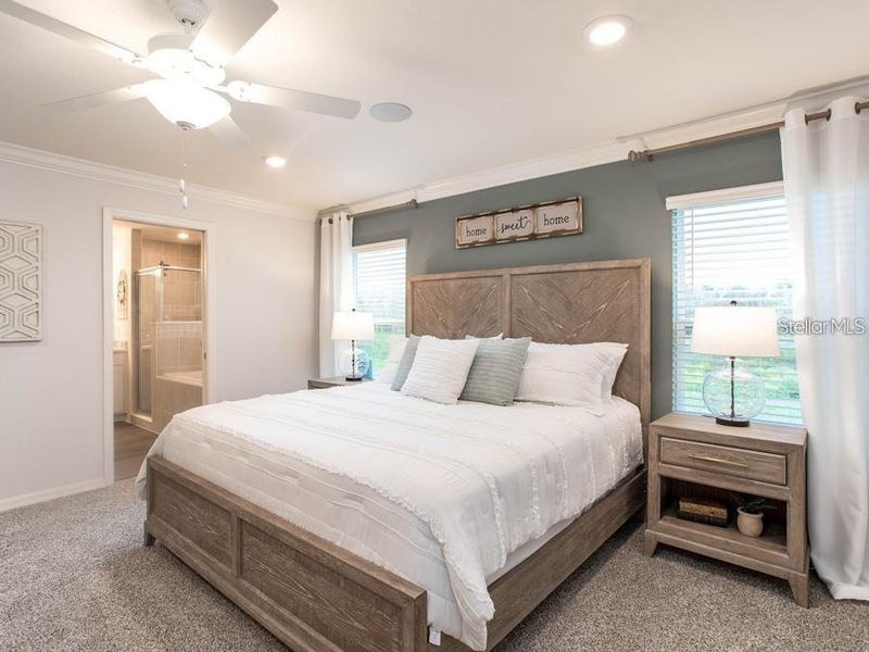Furnished interior view inside a new home in Bradbury Creek, Haines City (Image 10).