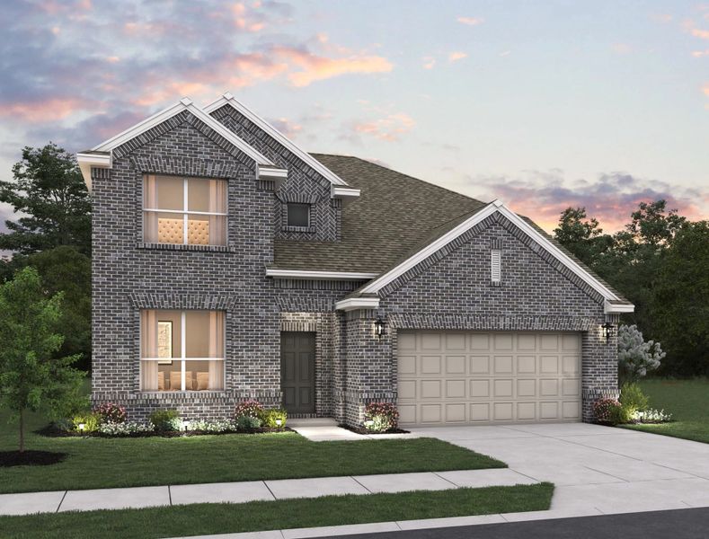 Representative exterior photo of a completed home built from the Odessa by Ashton Woods in Megan's Landing 50's, Castroville, TX (Image 14). Representative exterior photo of a completed home built from the Odessa by Ashton Woods in Megan's Landing 50's, Castroville, TX (Image 14).