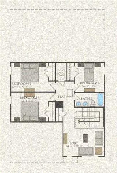 Pulte Homes, Dinero floor plan