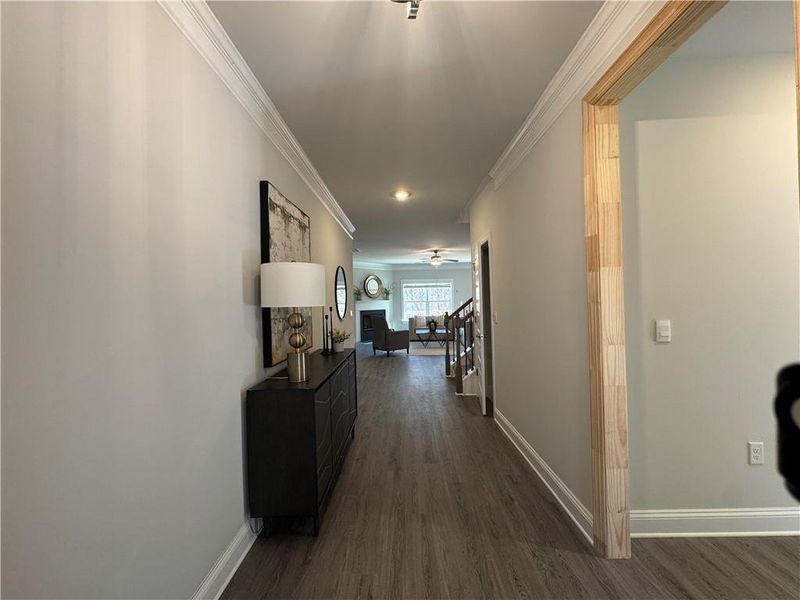 Furnished interior view inside a new home in Tuscany Hills, Douglasville (Image 6).