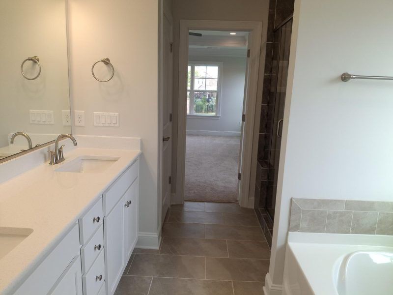 Furnished interior view inside a new home in Weybridge, Burlington (Image 7).